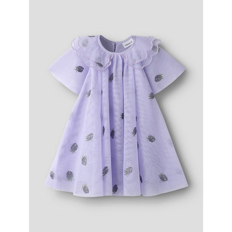 Name It Heirloom Lilac Nmfolin Ss Tyll Klänning