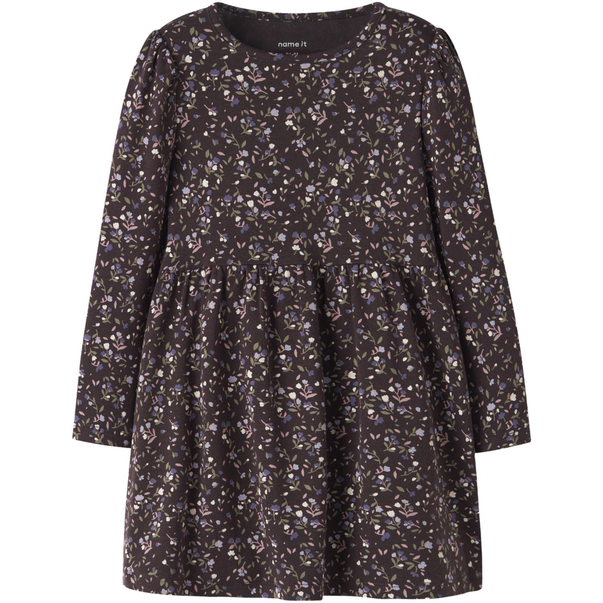 Name It Chocolate Plum Nmfoceana Ls Klänning