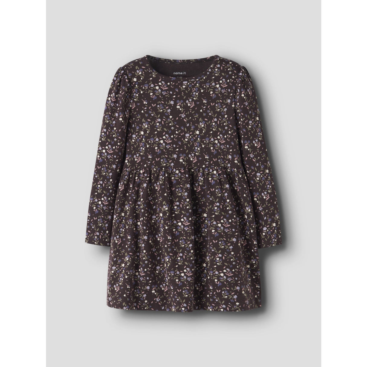 Name It Chocolate Plum Nmfoceana Ls Klänning
