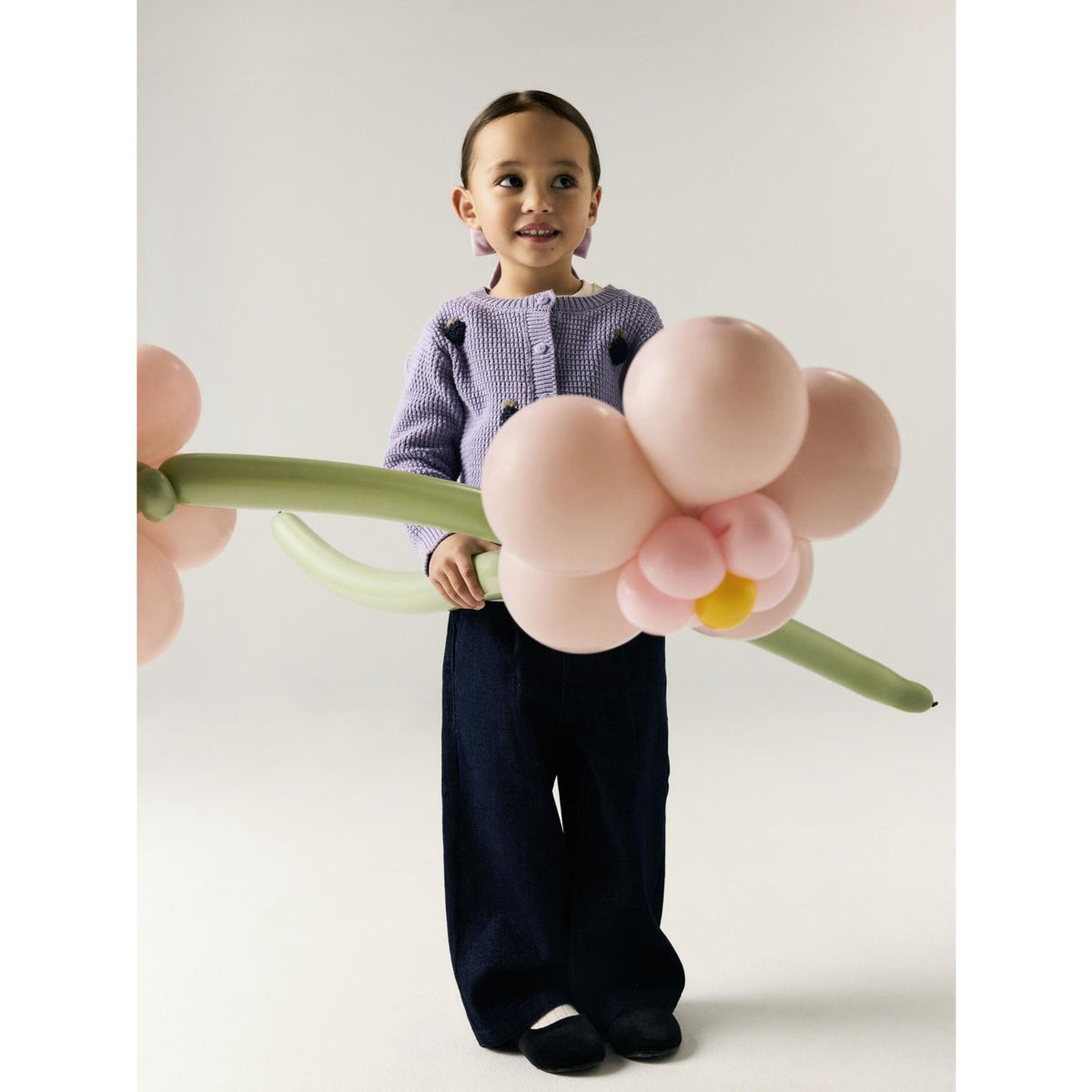 Name It Heirloom Lilac Nmfosie Ls Stickad Card Låda