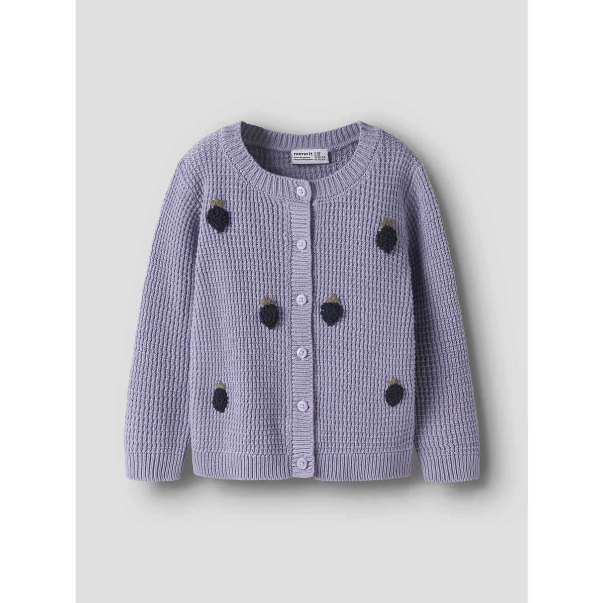 Name It Heirloom Lilac Nmfosie Ls Stickad Card Låda