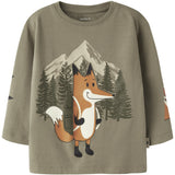 Name It Mermaid Nmmotto Ls Nreg Topp