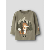 Name It Mermaid Nmmotto Ls Nreg Topp