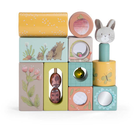 Moulin Roty Aktivitetstegel - Trois Petits Lapins