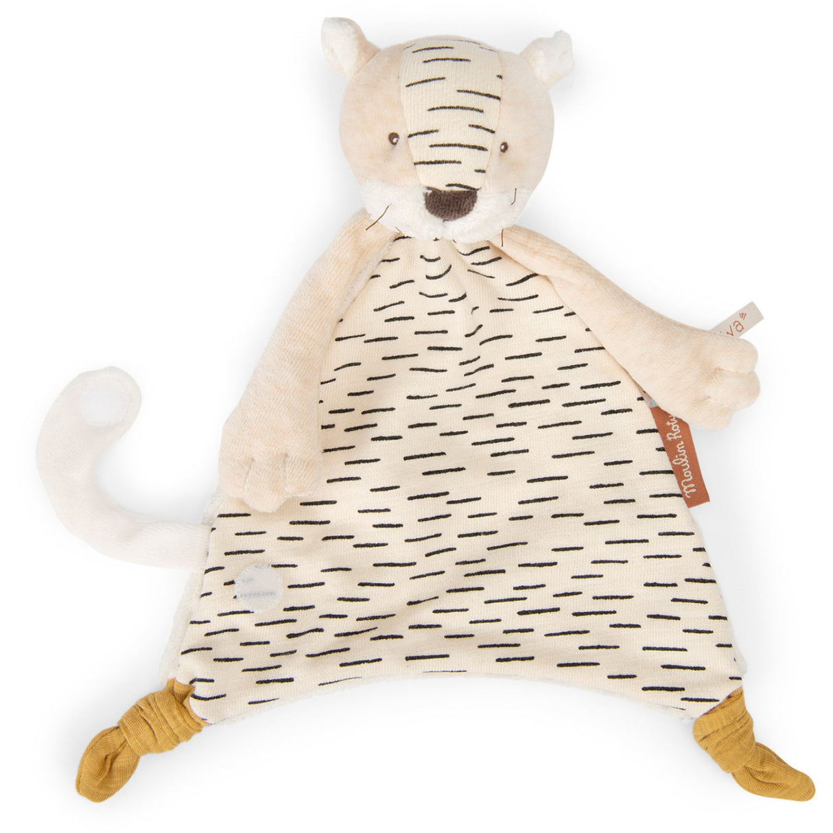 Moulin Roty Chuddle Cloth - Baboo the Tiger 27 cm - La Forêt Mawa