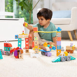 Melissa & Doug Multifarvet Blockables Playset Safari 34Pcs