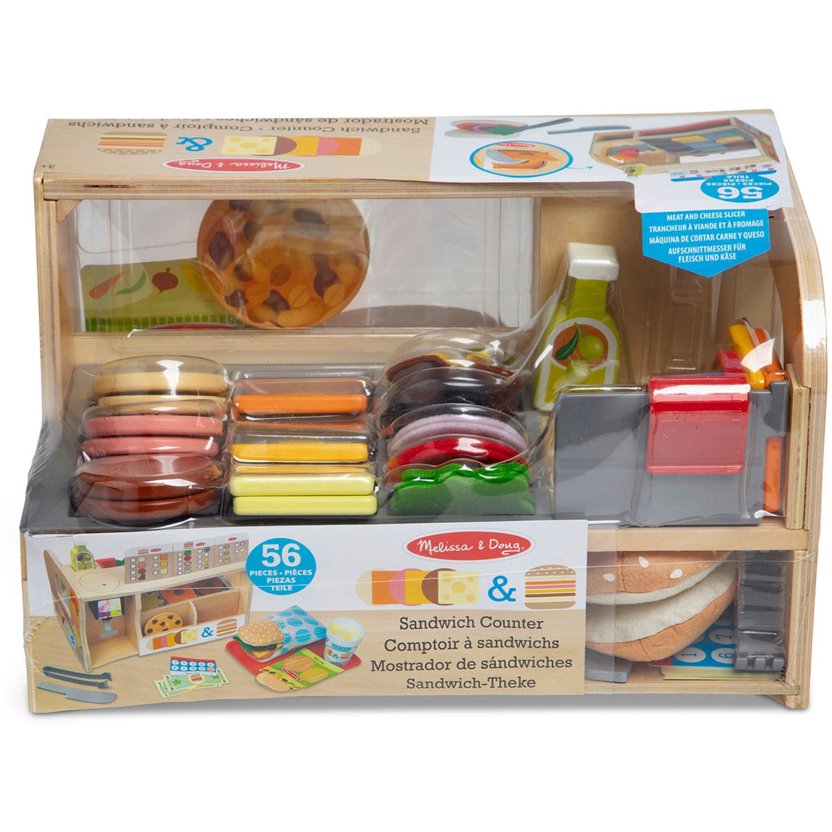 Melissa & Doug Multifarvet Sandwich-Disk Sett Med 52 Dele