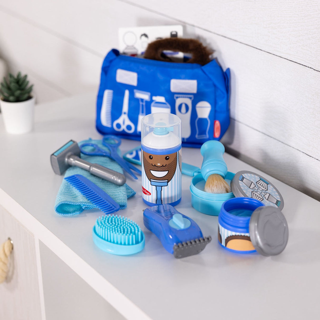 Melissa & Doug Multifarvet Barberingsæt Barber Shop Play Set