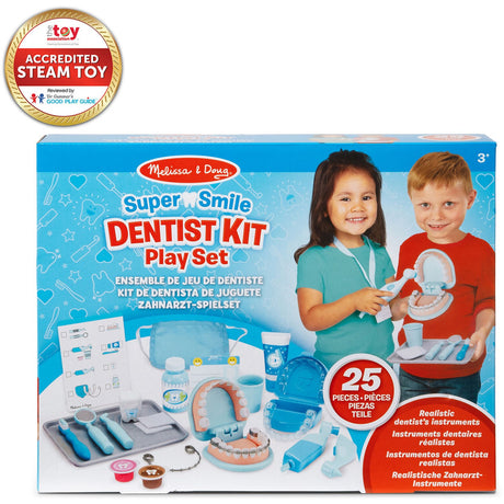 Melissa & Doug Multifarvet Leksak Super Smile Dentist Play Set