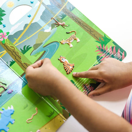 Melissa & Doug Multifarvet Puffy Sticker Playset Safari
