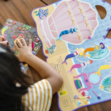 Melissa & Doug Multifarvet Puffy Sticker Playset Mermaid