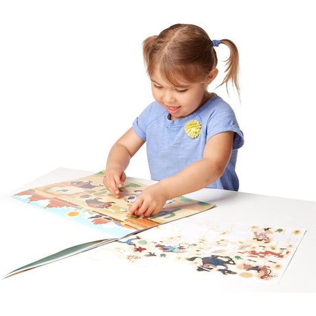 Melissa & Doug Multifarvet Reusable Sticker Pad Adventure