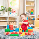 Melissa & Doug Multifarvet Leksak - Tog Til Stabling