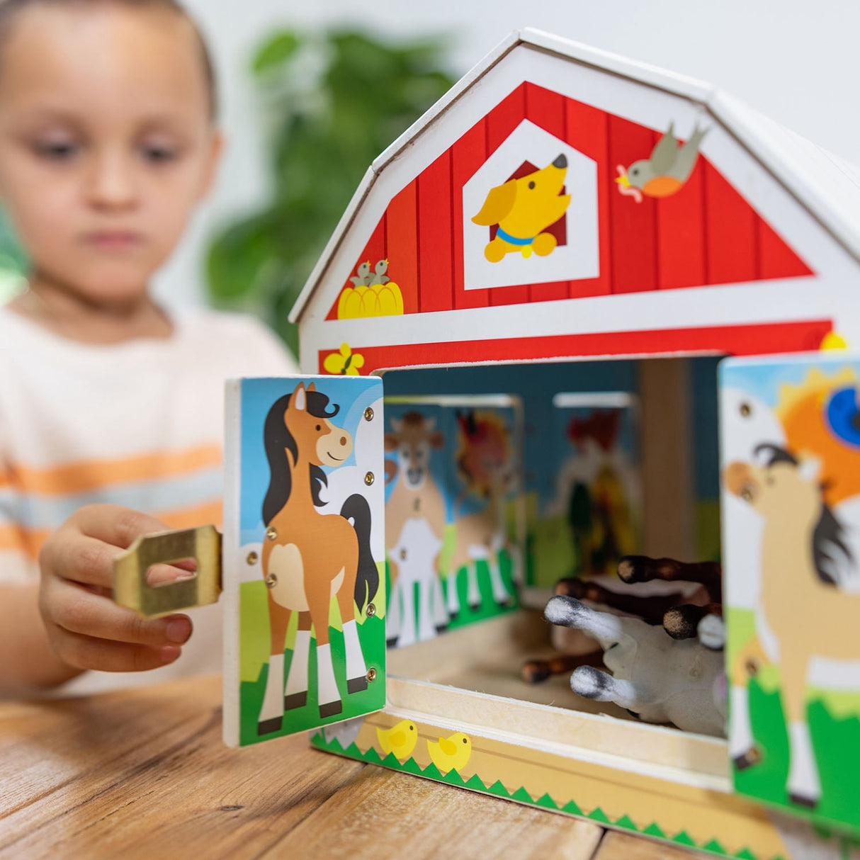 Melissa & Doug Multifarvet Aktivitetsleksaker Lade I Träd Med Hængsler
