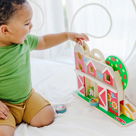 Melissa & Doug Multifarvet Leksak - Go Tots - Bondegårds Tumlesæt