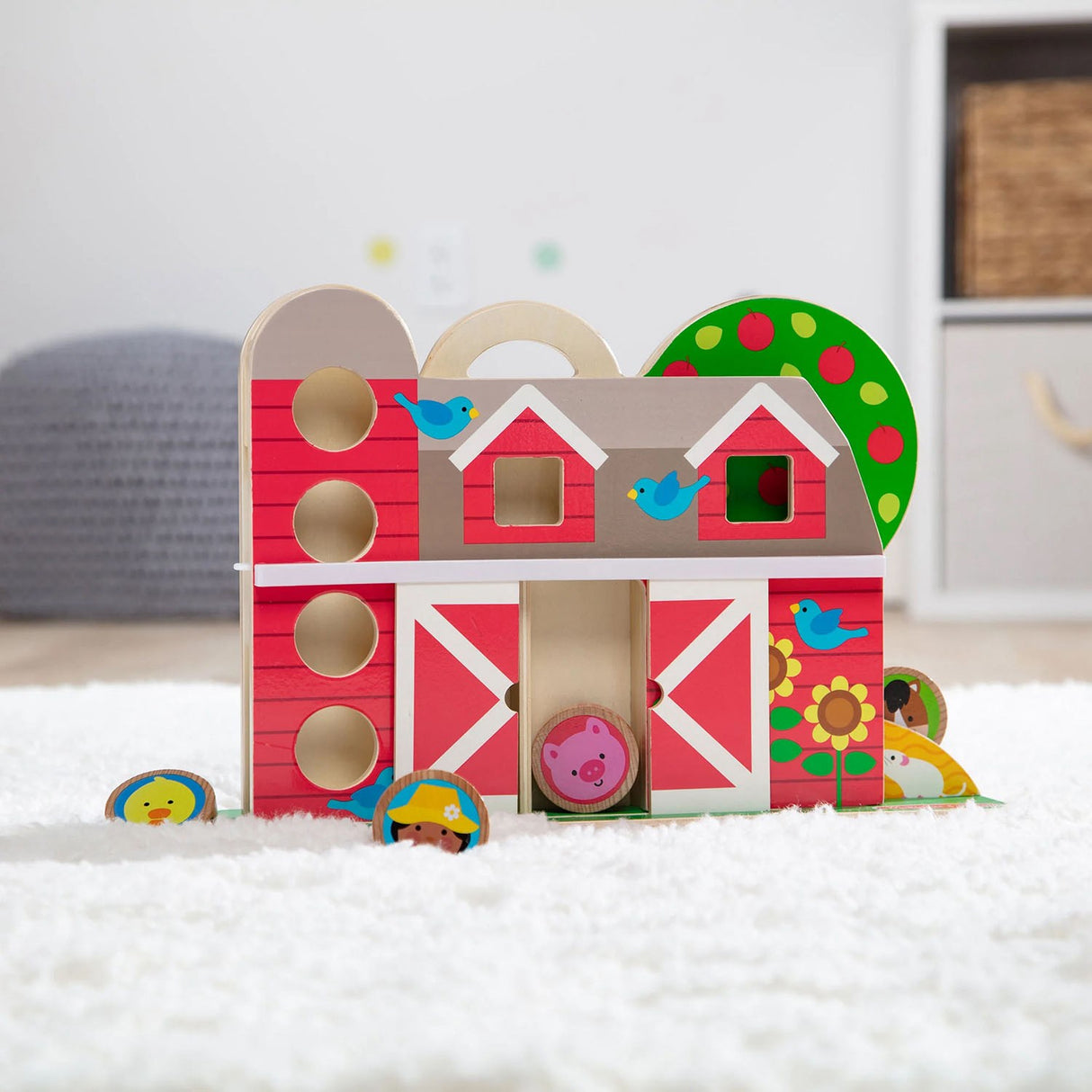 Melissa & Doug Multifarvet Leksak - Go Tots - Bondegårds Tumlesæt