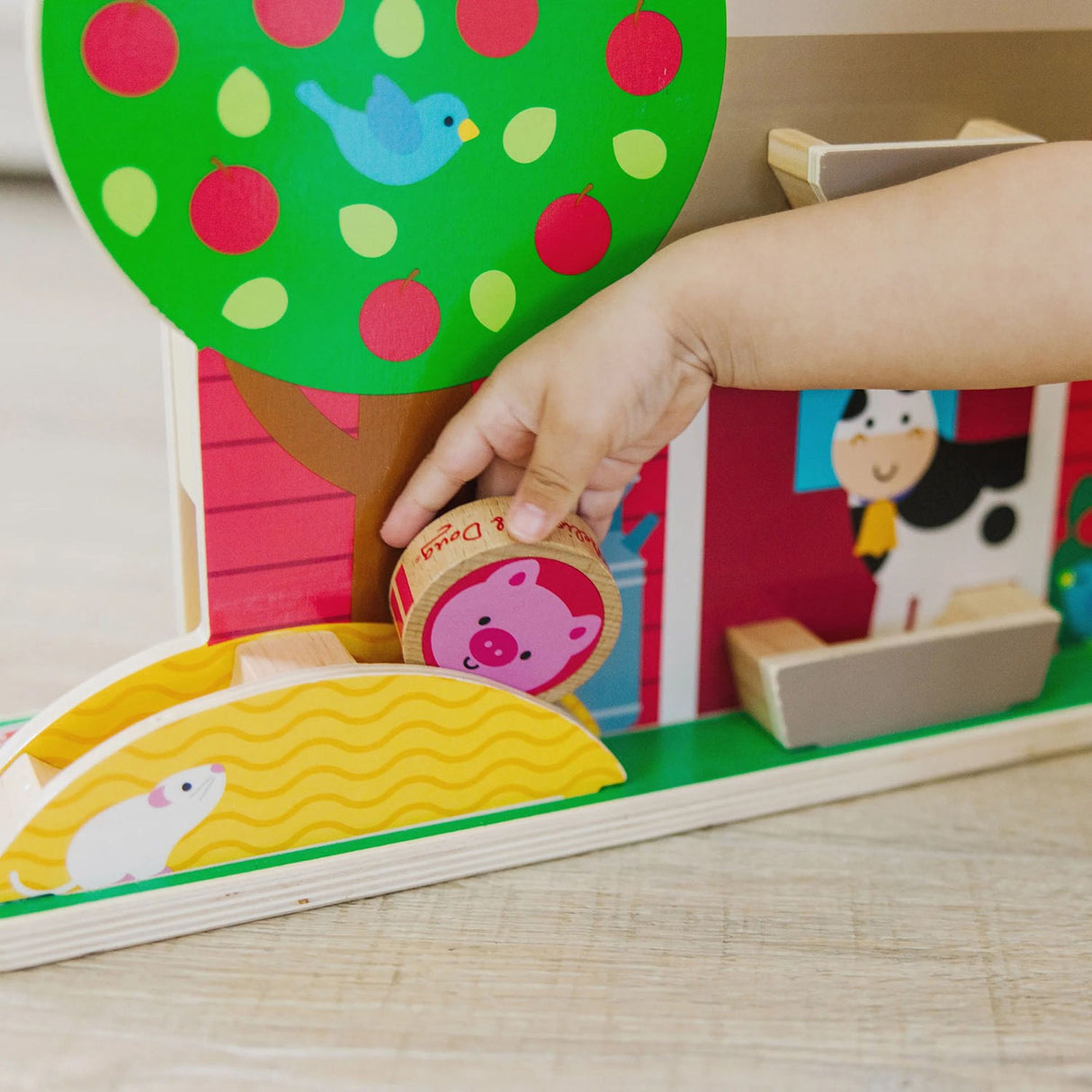Melissa & Doug Multifarvet Leksak - Go Tots - Bondegårds Tumlesæt