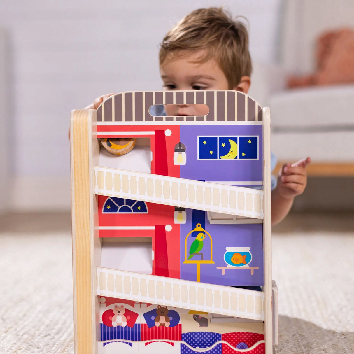Melissa & Doug Multifarvet Legesæt - Go Tots - Byhus Tumlesæt