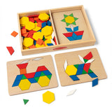 Melissa & Doug Multifarvet Mønster-Leg - Träd - Sett Med Klossar Og Plader