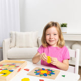 Melissa & Doug Multifarvet Mønster-Leg - Träd - Sett Med Klossar Og Plader