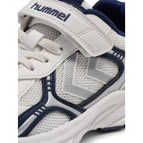 Hummel White/Navy Effort One Vc Jr Sneakers
