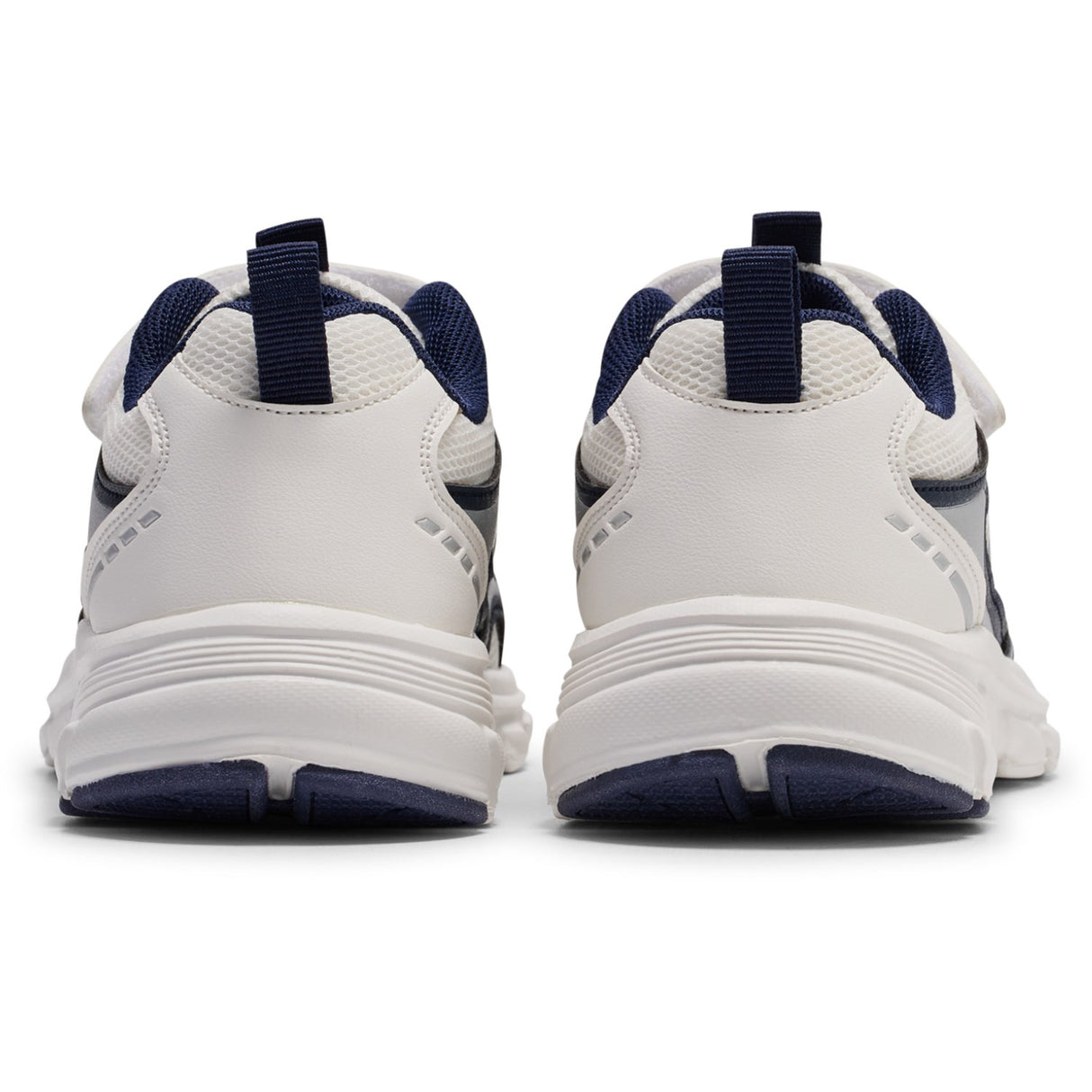 Hummel White/Navy Effort One Vc Jr Sneakers
