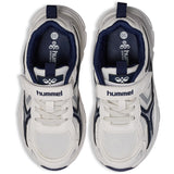 Hummel White/Navy Effort One Vc Jr Sneakers