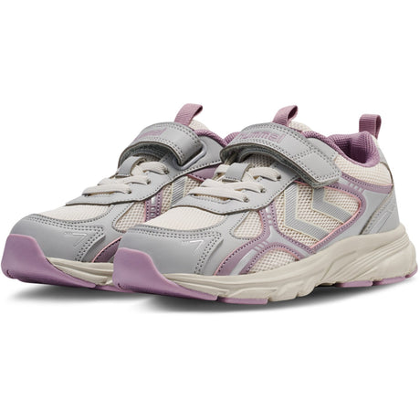 Hummel Marshmallow/Silver Effort One Vc Jr Sneakers