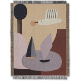 Ferm Living Multi Bird Tapestry Filt