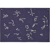 Ferm Living Dark Blue Constellation Textil Map