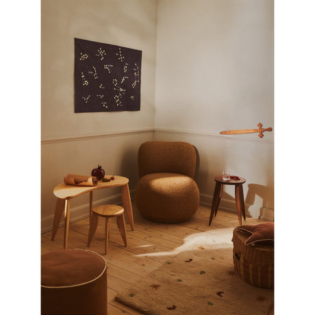Ferm Living Dark Blue Constellation Textil Map