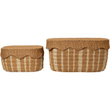 Ferm Living Natural/Off-white Rivan Förvaring Baskets 2 Pack