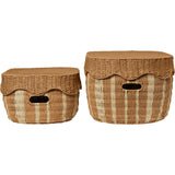 Ferm Living Natural/Off-white Rivan Förvaring Baskets 2 Pack