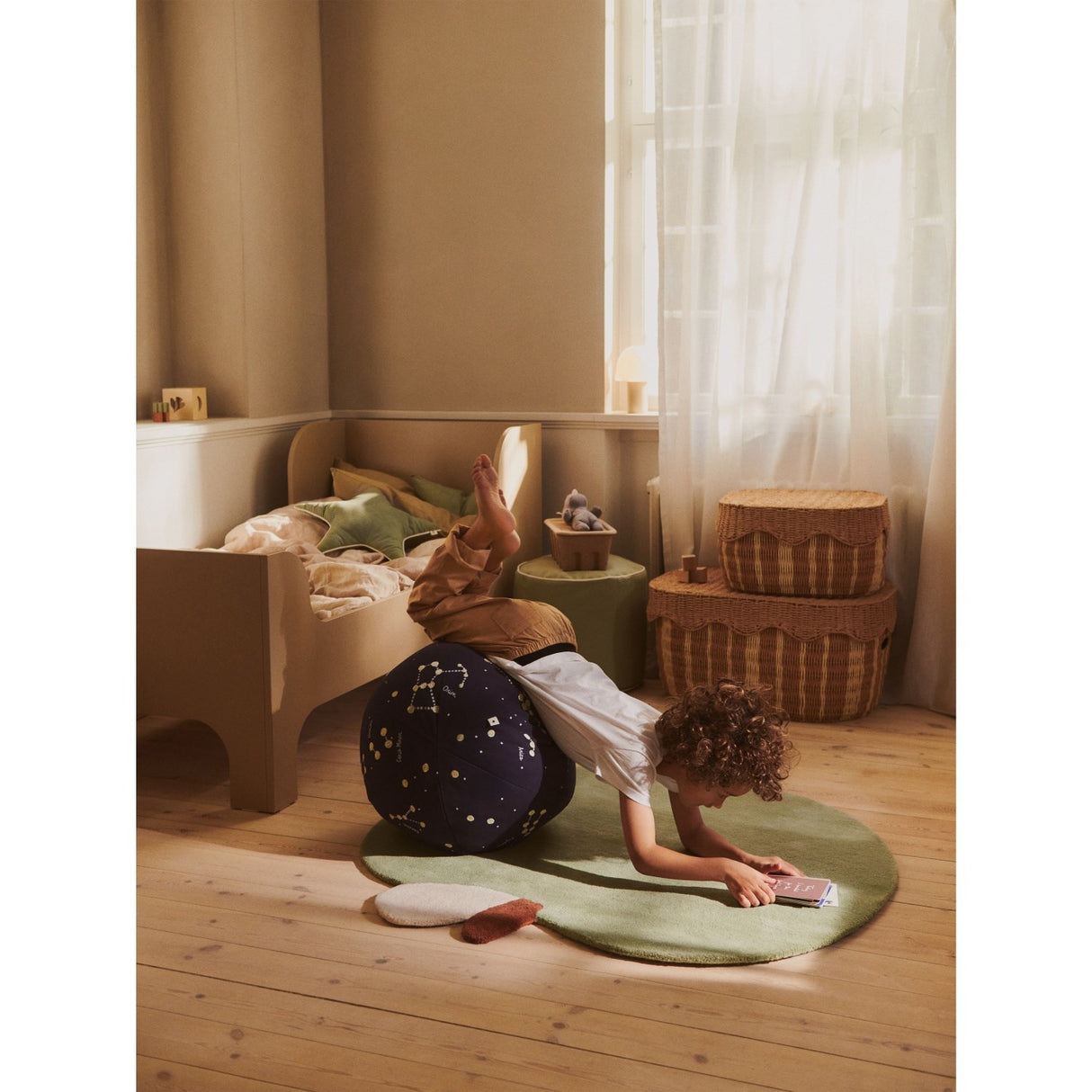 Ferm Living Natural/Off-white Rivan Förvaring Baskets 2 Pack