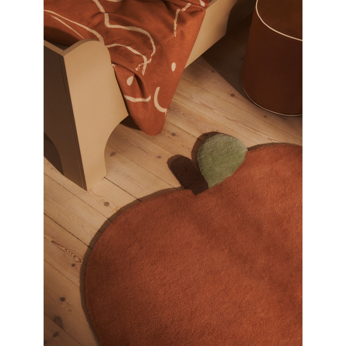 Ferm Living Sienna/Parchment Skye Filt