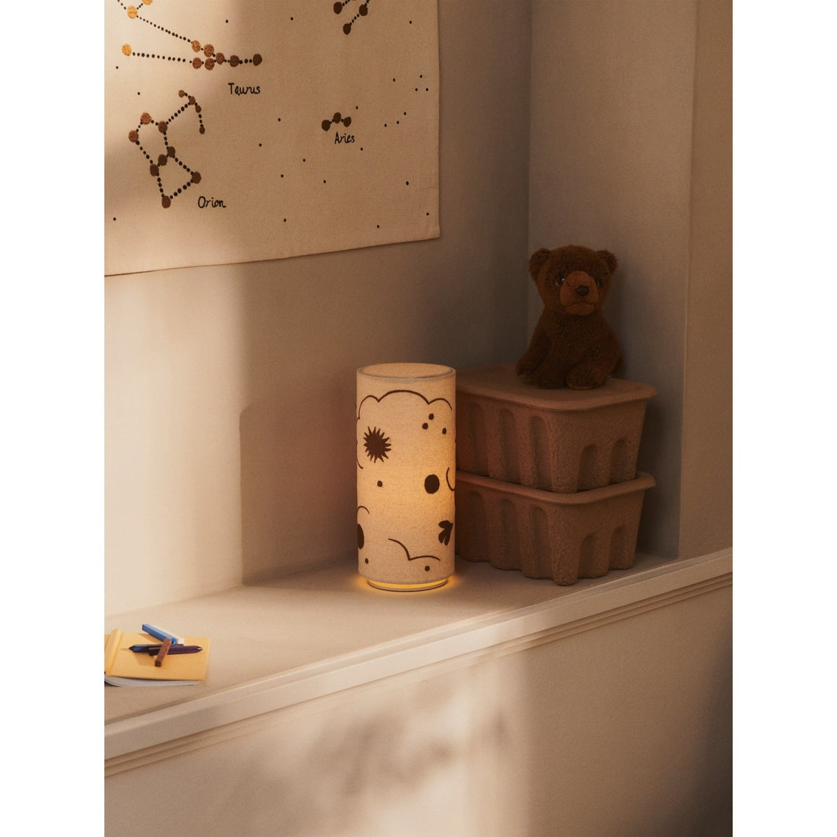 Ferm Living Undyed Constellation Textil Map