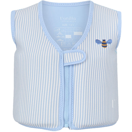 Vanilla COPENHAGEN Blue Honeybee Swim Väst Neoprene Seersucker