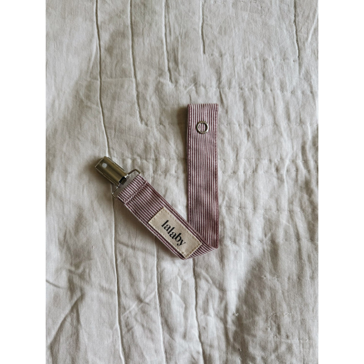Lalaby Berry Stripe Napp Clip