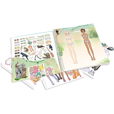 TOPModel Safari Klänning Me Up Stickerbook
