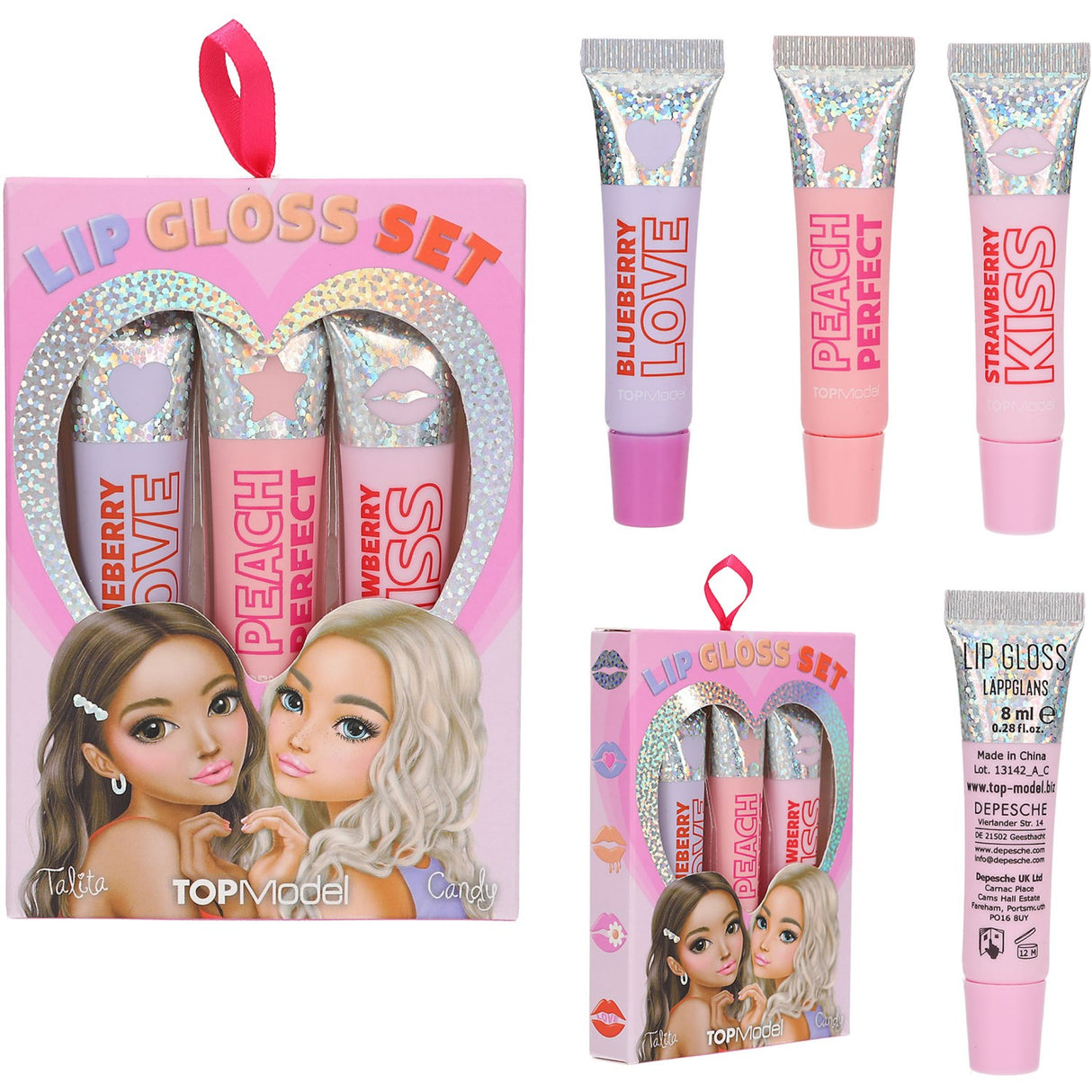 TOPModel Beauty And Me Lip Gloss Sett Holo