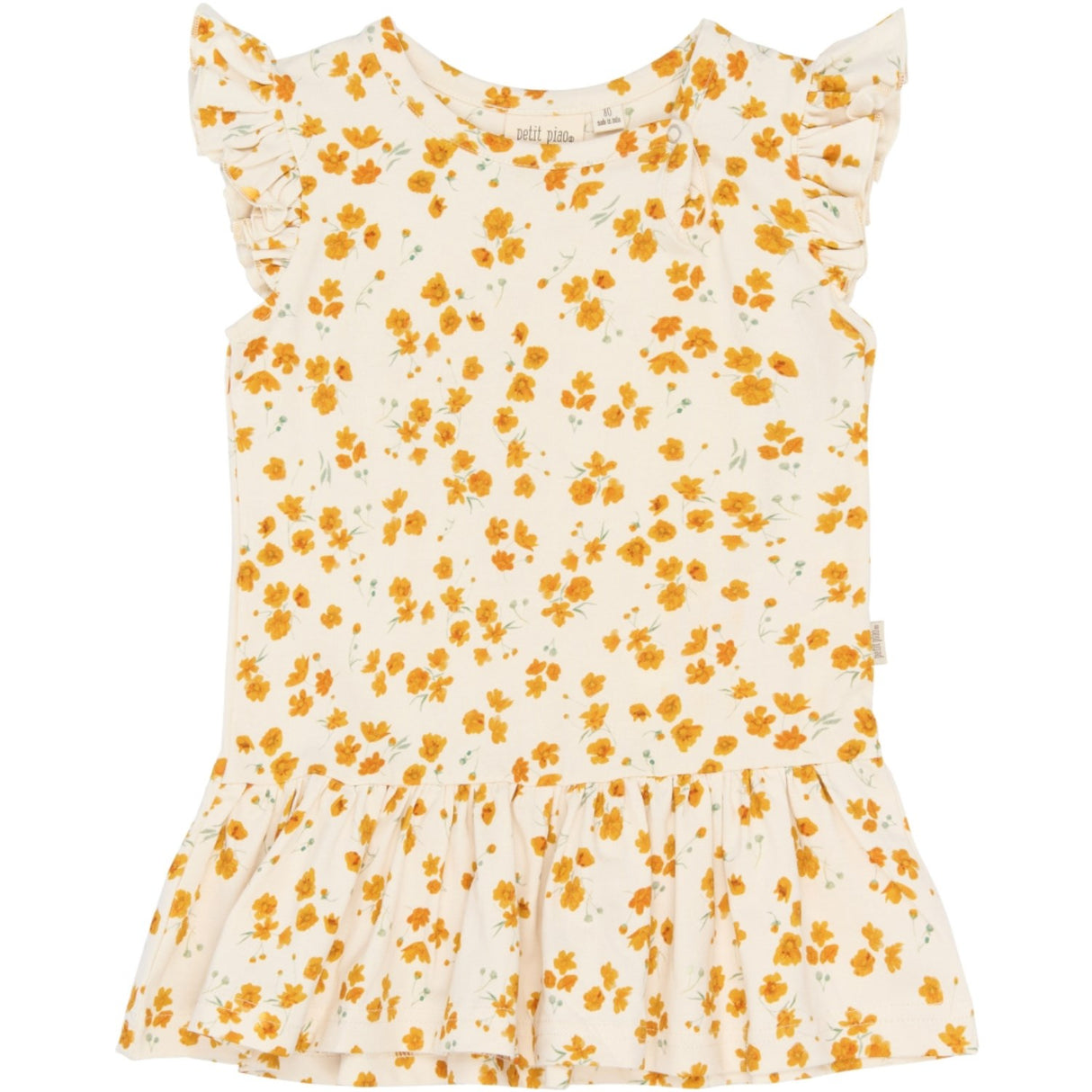 Petit Piao Eggnog Buttercup Aop Ppsun S_L Klänning