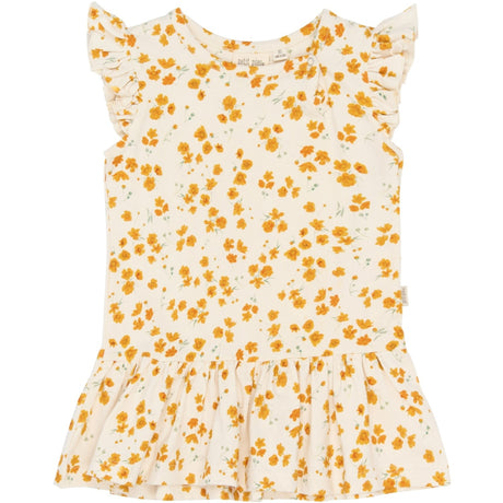 Petit Piao Eggnog Buttercup Aop Ppsun S_L Klänning