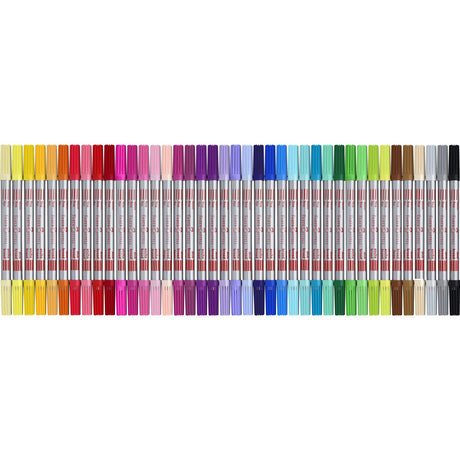 Faber-Castell-markörer dubbelt tjock/tunn 40 st.