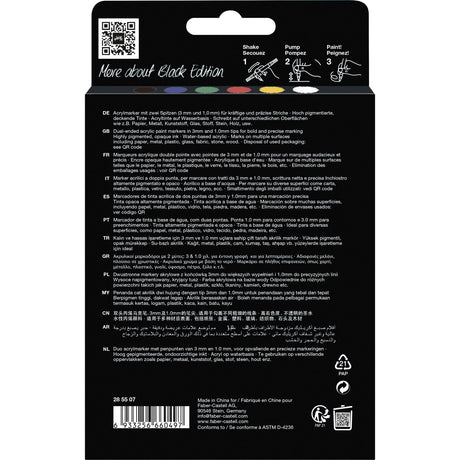 Faber-Castell Shake & Paint akrylpennor