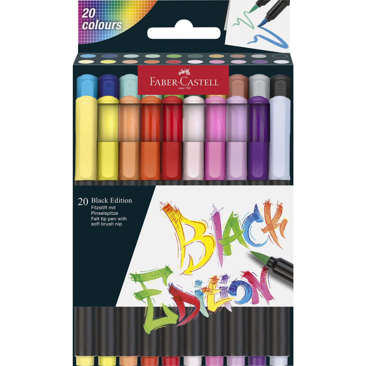 Faber-Castell Black Edition Tusser 20 Rumpa