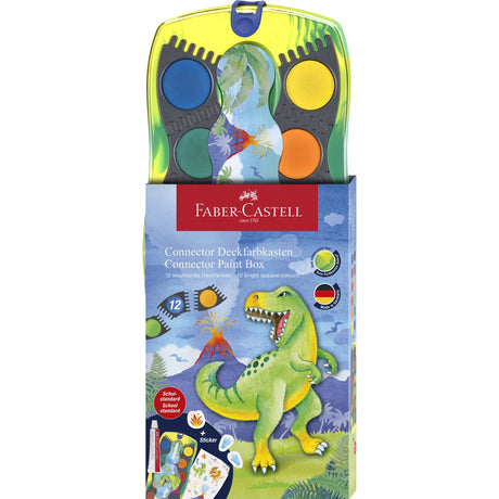 Faber-Castell omslagsfärger Connector Dinosaur 12 Ass Colors