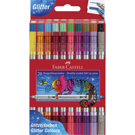 Faber-Castell-markörer dubbel 20 st.