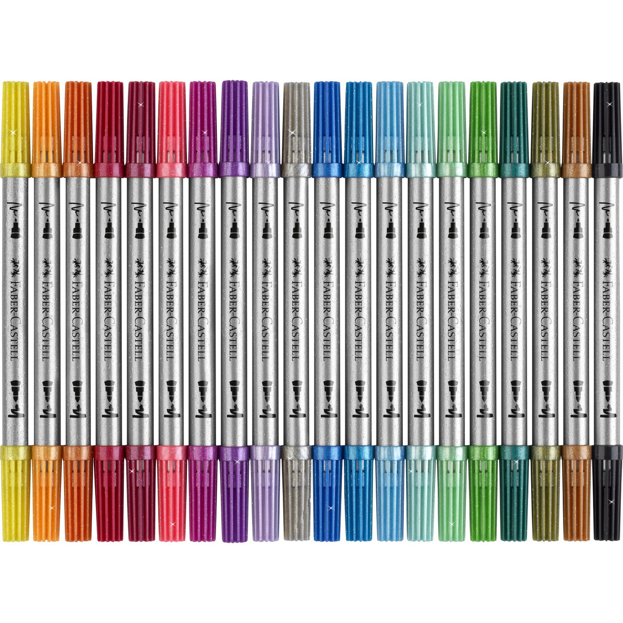 Faber-Castell-markörer dubbel 20 st.