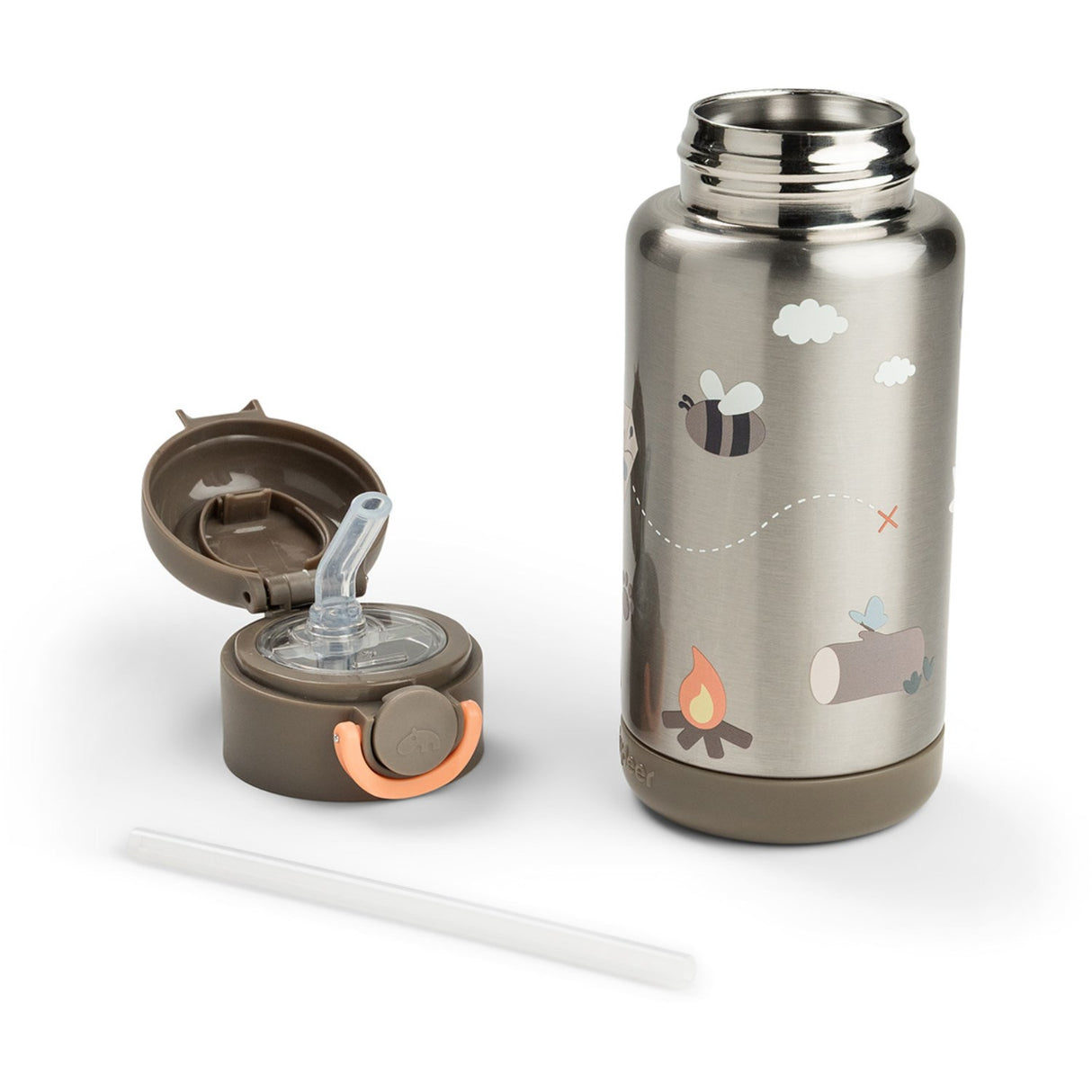 DonebyDeer Sand Tiny Trails Insulated Strån Flaska