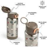DonebyDeer Sand Tiny Trails Insulated Strån Flaska